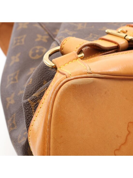Louis Vuitton Backpack Montsouris GM Monogram Canvas Leather main image 14